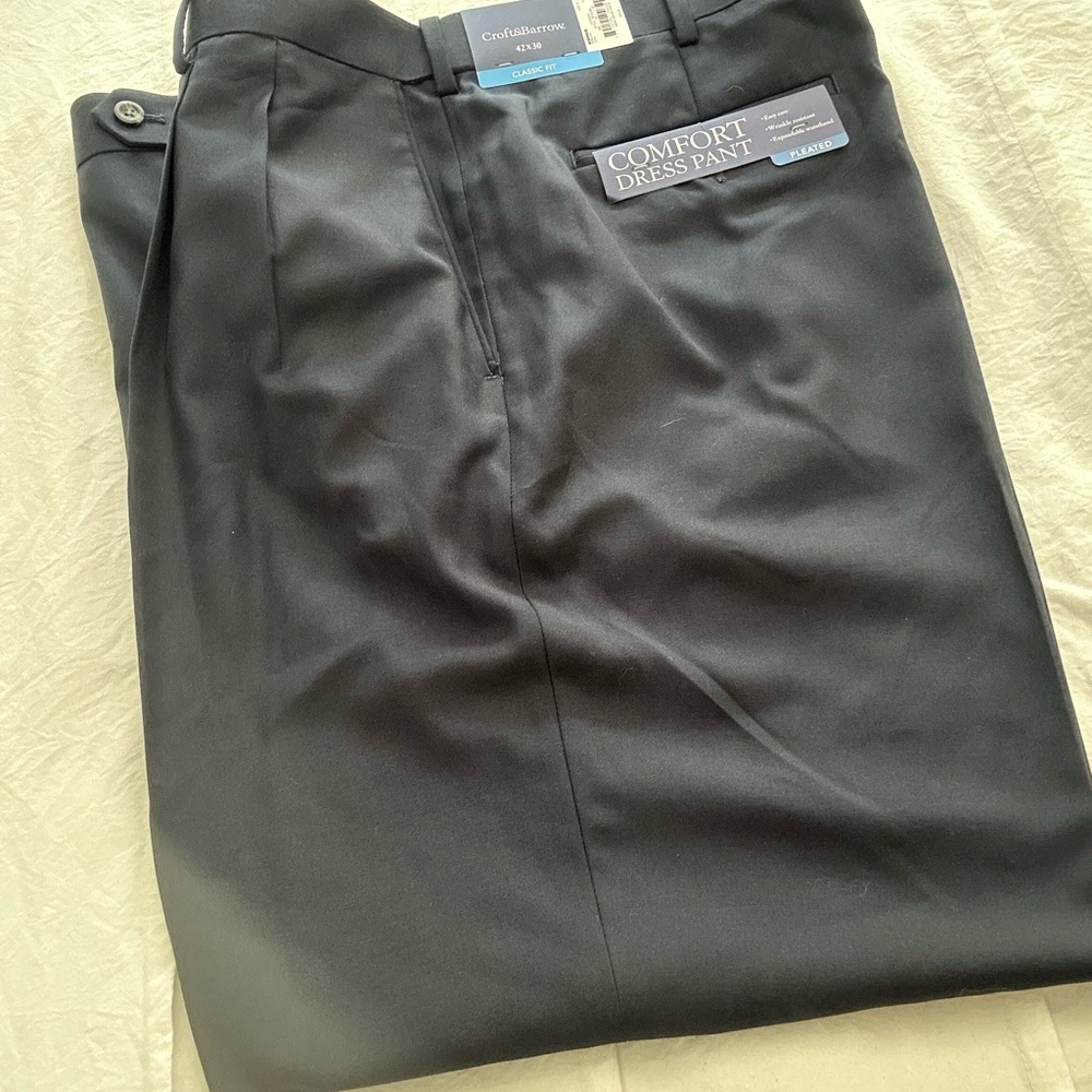 Kohl's Croft & Barrow Classic Fit Navy Pants